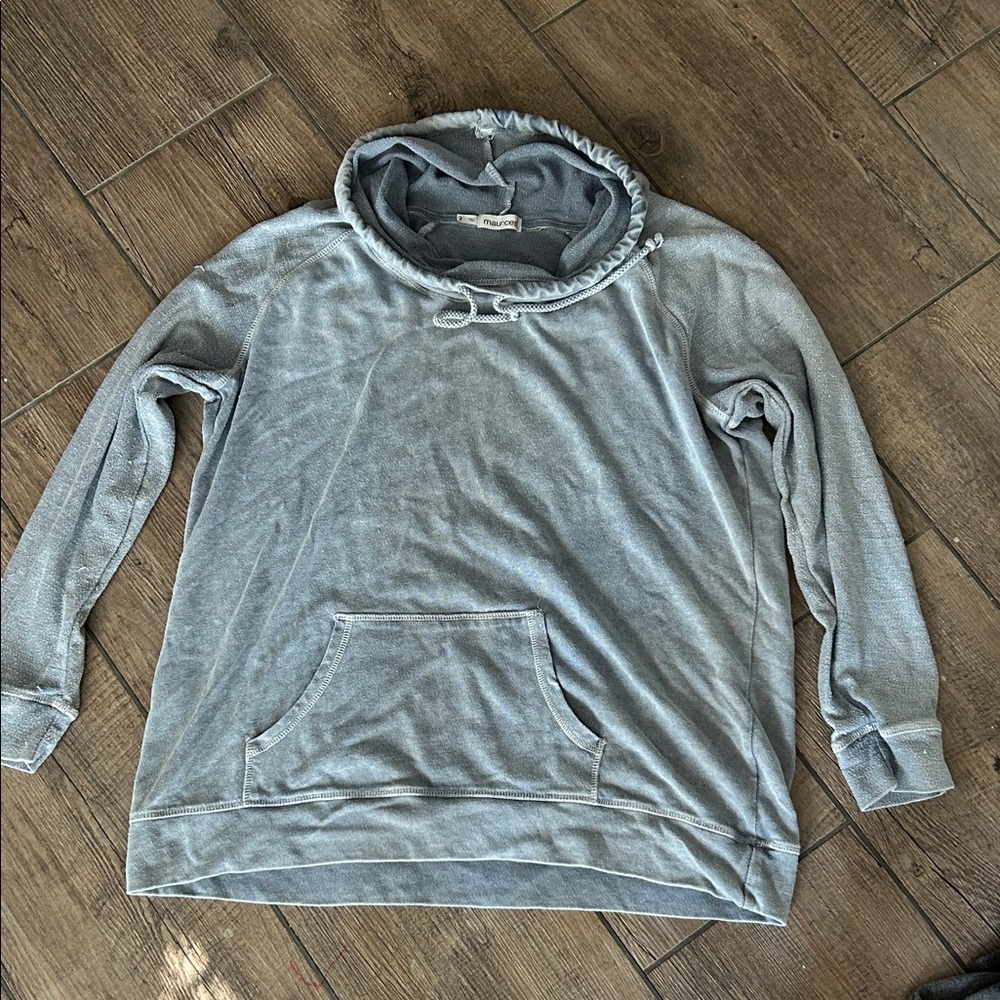 Maurices Light Gray Hoodie